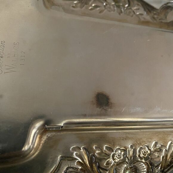 Vintage Wallace Georgian Silver Plated Toast Rack Butter And Jam Trays Breakfast - Picture 6 of 7